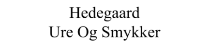 Hedegaard Ure & Smykker logo